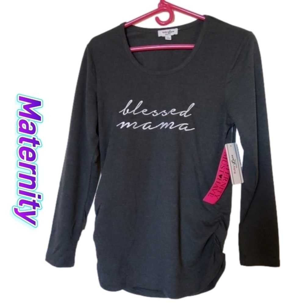 💛💚💜  Maternity Long Sleeved Top! Large